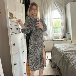 Never fully dressed leopard dress Size 6